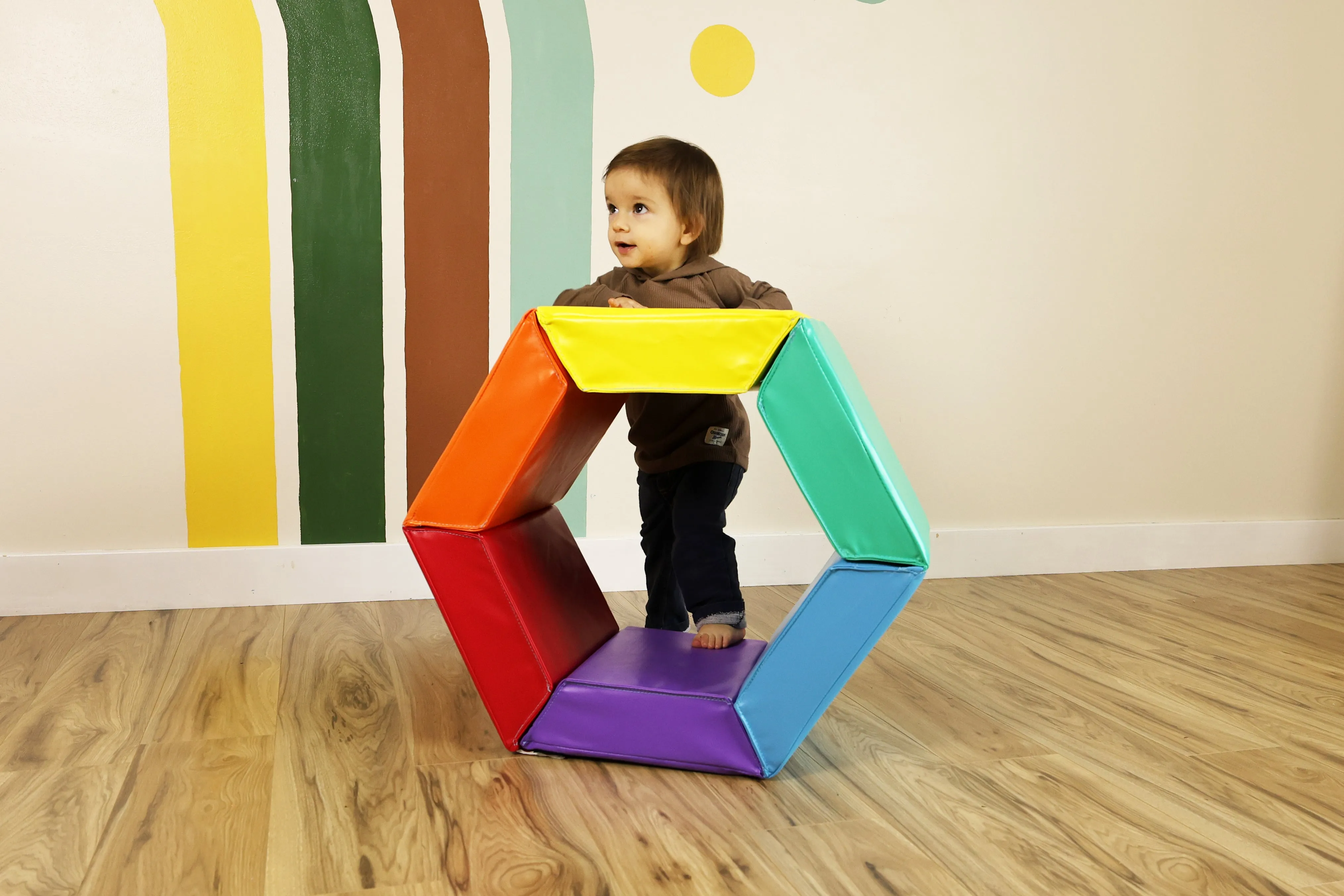 Hexagon Gymnastics Mat - Trainer Tumbling Mat by New Bounce