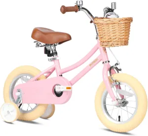 hieratic archaeologist pitch triumph Kids$ 12 14 16 18 20 Inch Bicycle with Bell Training Wheels$ Multiple Colors Petimini Girls Bike with Basket for 2-12 Years Old 