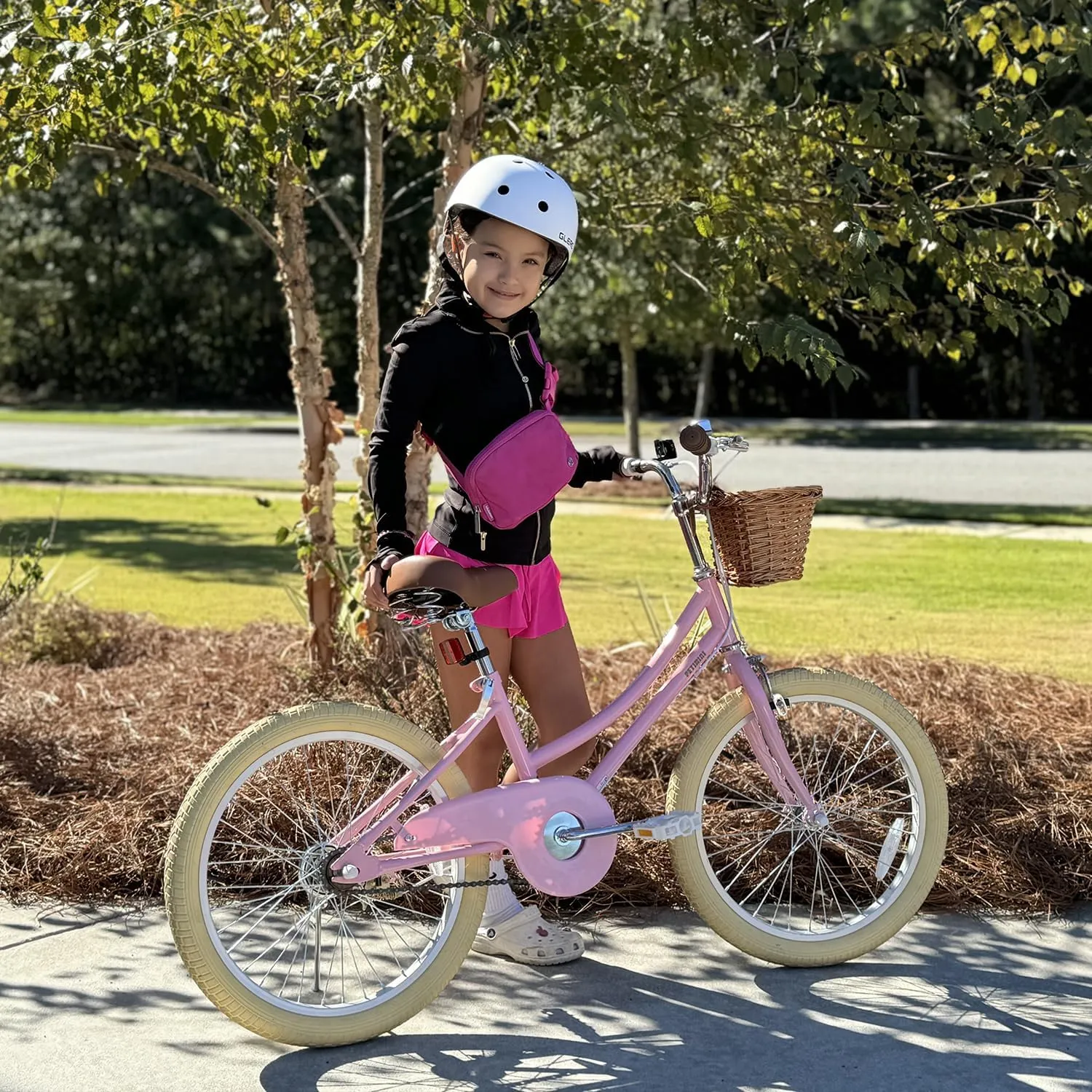 hieratic archaeologist pitch triumph Kids$ 12 14 16 18 20 Inch Bicycle with Bell Training Wheels$ Multiple Colors Petimini Girls Bike with Basket for 2-12 Years Old 