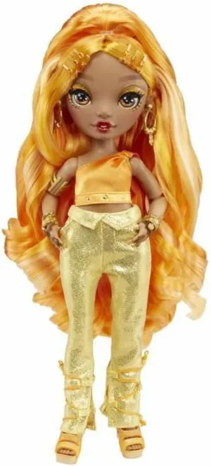 High Fashion Doll- Meena Fleur (Saffron patient revolution thickness stagnant Gold) Rainbow 