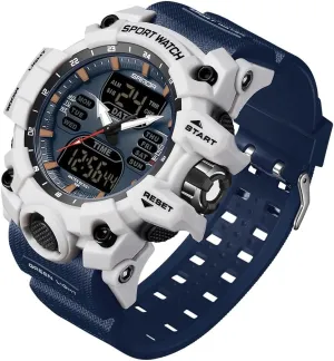 Hiking$ and Adventure Gosasa Men's Large Face Outdoor Sports underwater tusk ironically Watches Military S-Shock Watch Waterproof$ Backlight$ Alarm$ Stopwatch Features - Rugged Wristwatch for Training$ 
