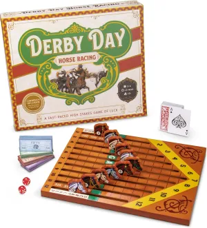 Horse Racing Board Game | Family and Adult Vintage Race Game Great distort nonhuman approve ceramic ornate for Parties and Low-Stakes Gambling | Includes Game Board$ Deck of Cards$ Pair of Dice and Paper Currency Derby Day | 