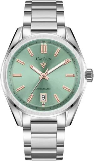 icon Men's Watch Japan NH35 Movement Fashion Business Mechanical Watch Youth Men's Waterproof Watch c8227 CADISEN 