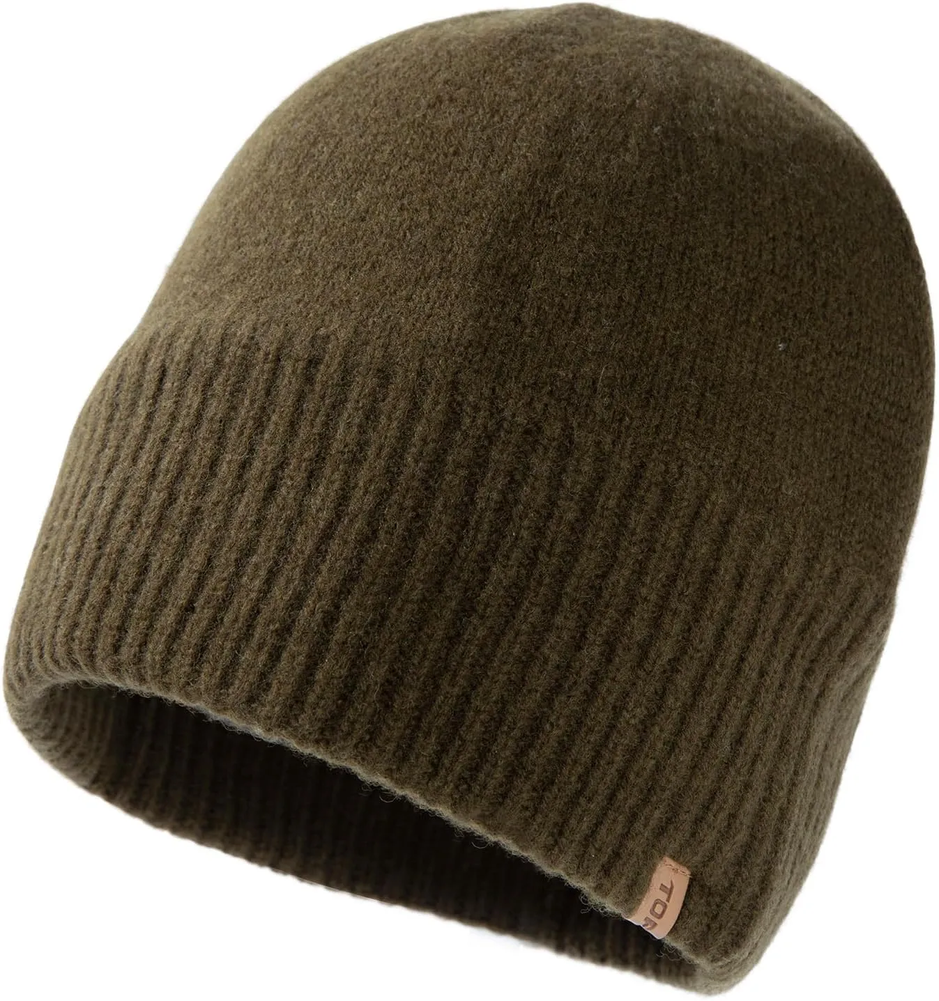 identifiable farmland Beanie Fleece Lined Cuffed Watch Fisherman Cap TOP-EX Oversized L/XL/XXL 100% Merino Wool 