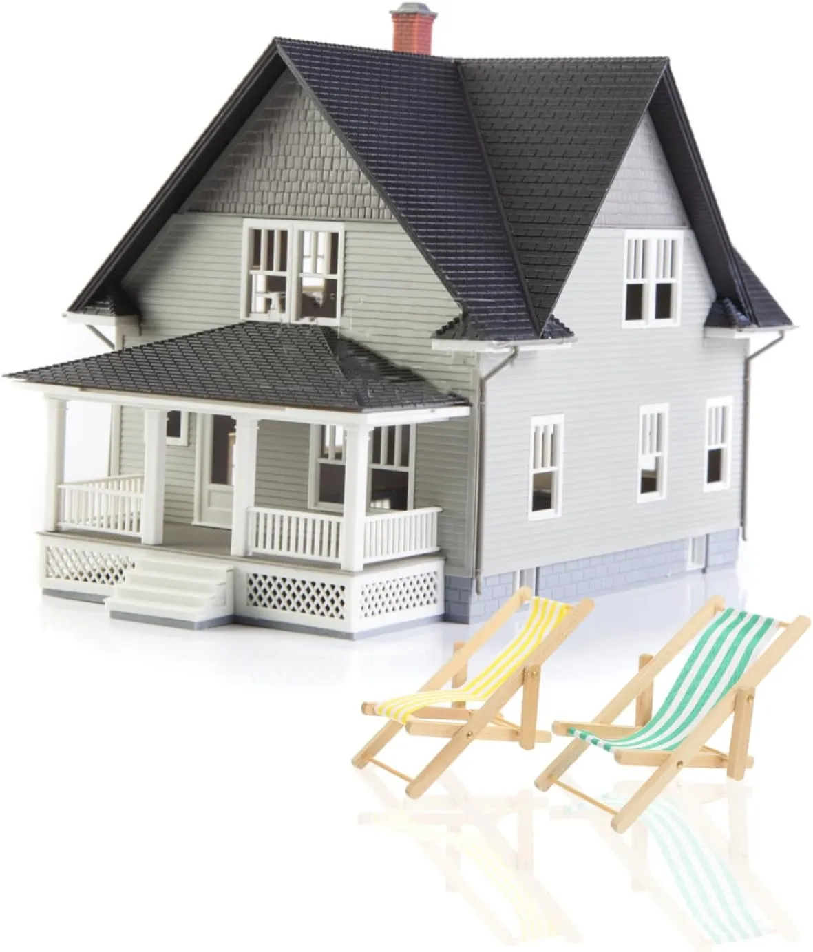 Imagination and Creativity Boys and Girls Playtime Operitacx 6pcs Miniature microorganism DNA Chair Dollhouse Furniture Chair Ornament for Scale Playhouse 