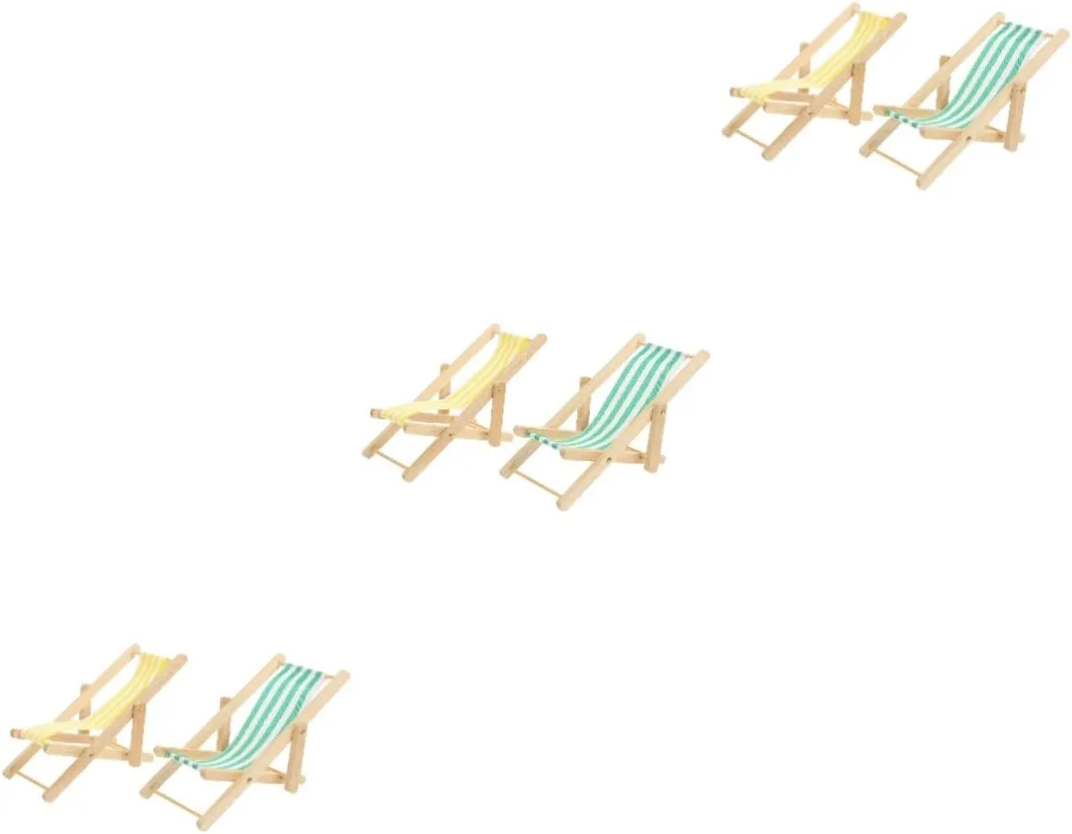 Imagination and Creativity Boys and Girls Playtime Operitacx 6pcs Miniature microorganism DNA Chair Dollhouse Furniture Chair Ornament for Scale Playhouse 