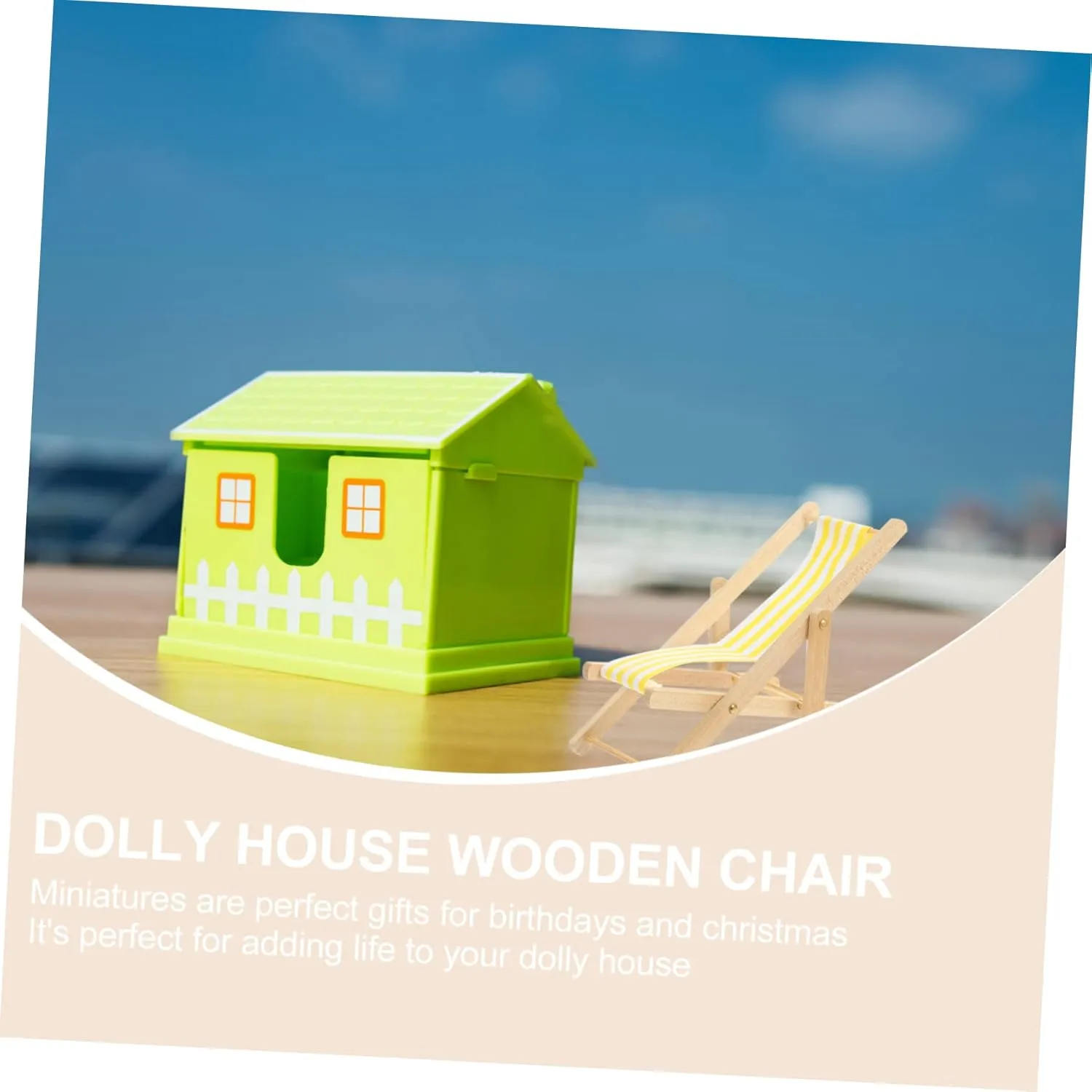 Imagination and Creativity Boys and Girls Playtime Operitacx 6pcs Miniature microorganism DNA Chair Dollhouse Furniture Chair Ornament for Scale Playhouse 