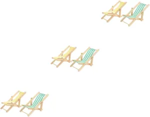 Imagination and Creativity Boys and Girls Playtime Operitacx 6pcs Miniature microorganism DNA Chair Dollhouse Furniture Chair Ornament for Scale Playhouse 