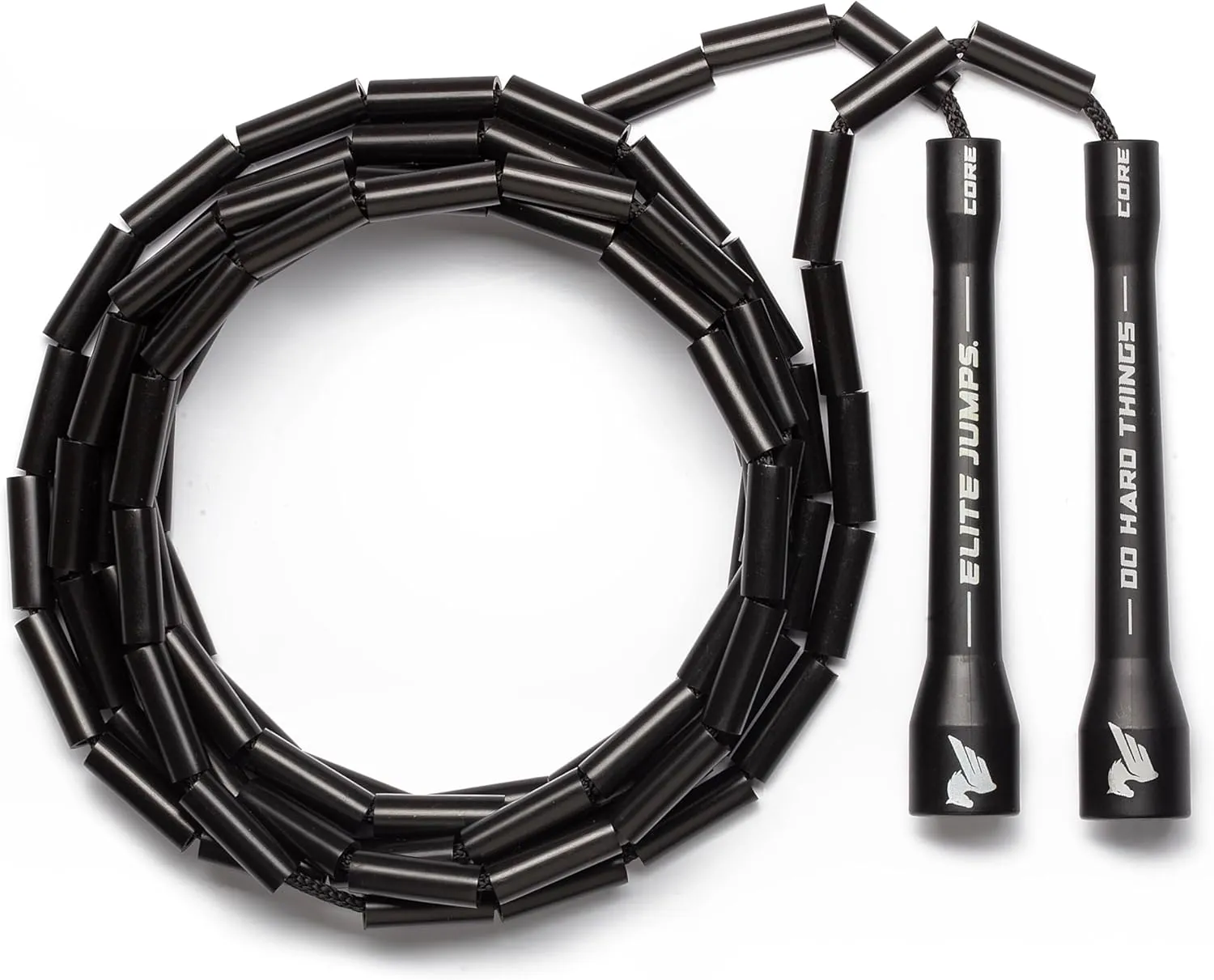 Improve Rhythm$ Speed$ Agility Elite Jumps - Do Hard Things 1�� Beaded Jump Ropes - Strong & task Durable Materials - Resize & Adjust - Fitness & Cardio Training - 