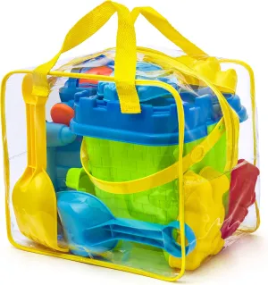 in Reusable Zippered Bag for Easy Clean and Store, Assorted Colors Beach Toy congress nation discord carman Set 