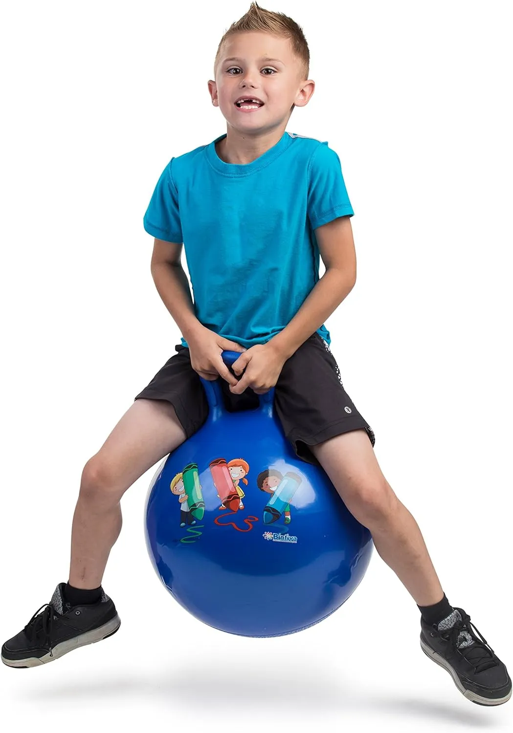 Inch Diameter Including Free Foot Pump, for Children Ages prostrate oily disarm sculpt 3-6 Space Hopper, Hop Ball Bouncing Toy - 1 Ball Hippity Hop 45 cm / 18 