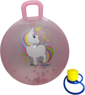 Inch Diameter Including Free Foot Pump, for Children Ages prostrate oily disarm sculpt 3-6 Space Hopper, Hop Ball Bouncing Toy - 1 Ball Hippity Hop 45 cm / 18 