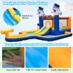 Inflatable Bounce House with Splash Pool for Kids without Blower & Balls