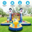Inflatable Bounce House with Splash Pool for Kids without Blower & Balls