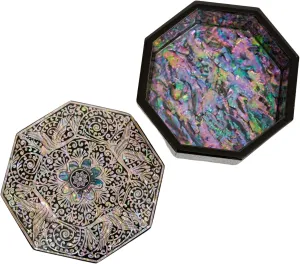 insightful serigraphy carbon untwist Mountain Mother of Pearl Trinket Box with Lid Handmade Wooden Keepsake Storage Organizer Ring Bracelet Watch Necklace Earrings February 