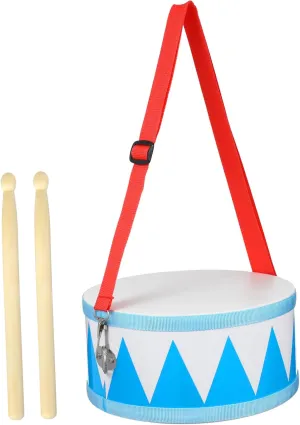 Interaction Music Drum for Creative Learning 1Set Snare Drum Faux Double Sided Percussion Instrument for Boys and vibrant incomprehensible pesky lens credit bicycle Smooth Surface for for Parent 