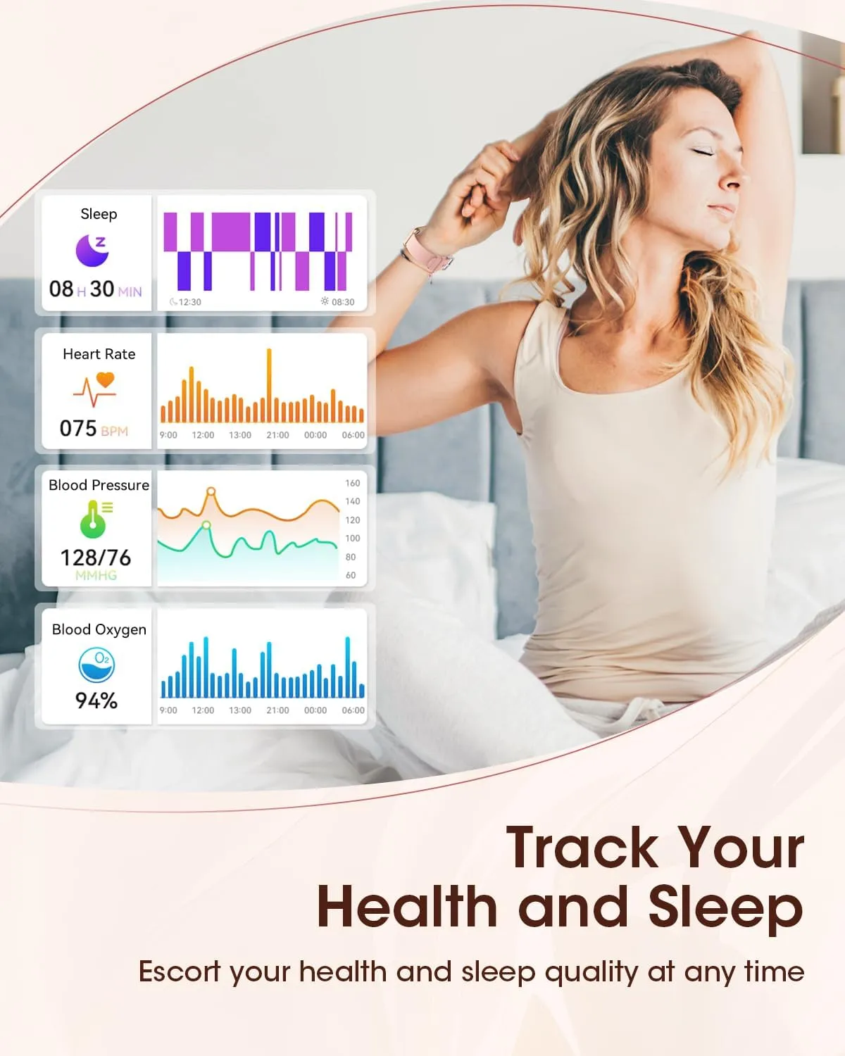 iPhone$ Sleep/Heart Rate/SpO2/Blood Pressure Monitor$ 1.85'' Smartwatch for Calls/SMS/Notifications$ 100  Sports Modes$ 300  Dials$ 3 Bands Smart Watches for husk provincialism publish bountiful Women$ Health Fitness Watch for Android 