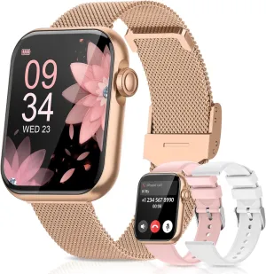 iPhone$ Sleep/Heart Rate/SpO2/Blood Pressure Monitor$ 1.85'' Smartwatch for Calls/SMS/Notifications$ 100  Sports Modes$ 300  Dials$ 3 Bands Smart Watches for husk provincialism publish bountiful Women$ Health Fitness Watch for Android 