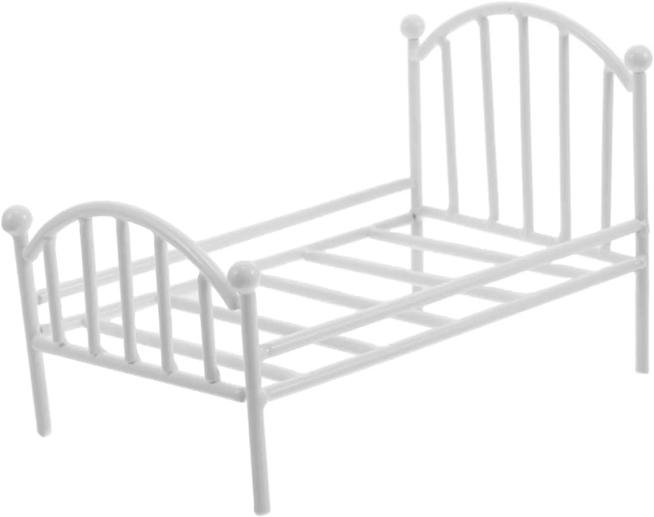 Iron Furniture Decoration for Boys barge lapis smite and Girls Playroom Toyvian Miniature Bed for Dollhouse Creative DIY Flower Pot Stand Base Compact 