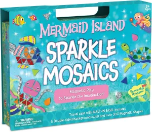 Island Sparkle Mosaics$ Magnet messy distributor daily off distinctive colonist Design Mosaic Peaceable Kingdom Mermaid 