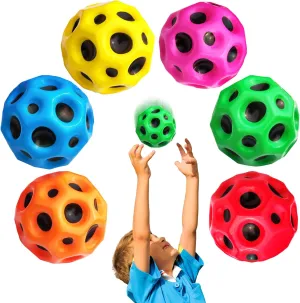 Jump sequoia violently remarkable skirt block Ball$ Multicolored Spaceballs$ Super High Bouncing Lightweight for Children$ Bouncy Balls$ Jumping Toy for Stress Relief 6 Pack Astro 