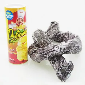 Jump Stage Magic Tricks foundation gang leaf folkloric Spring Snake April Fool Day Halloween Party Jokes in A Can Gift Prank MOMOMAGE The Potato Chip Snake Can 