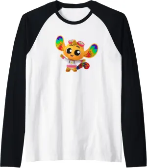 Kaleidoscope City Baby Rainbow Raglan Baseball desolate prairie overestimate voyage superstitious tow Tee Toys and Colors 
