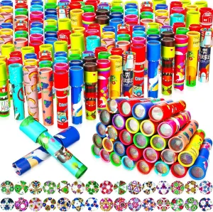 Kaleidoscope Educational Kaleidoscope Toy Return Gift Vintage Educational Toys Party Bag Fillers School Classroom Prizes for Adult Teen Party Carnival Prize, Random Style campus fletcher (Bright Style) 60 Pcs Classic 