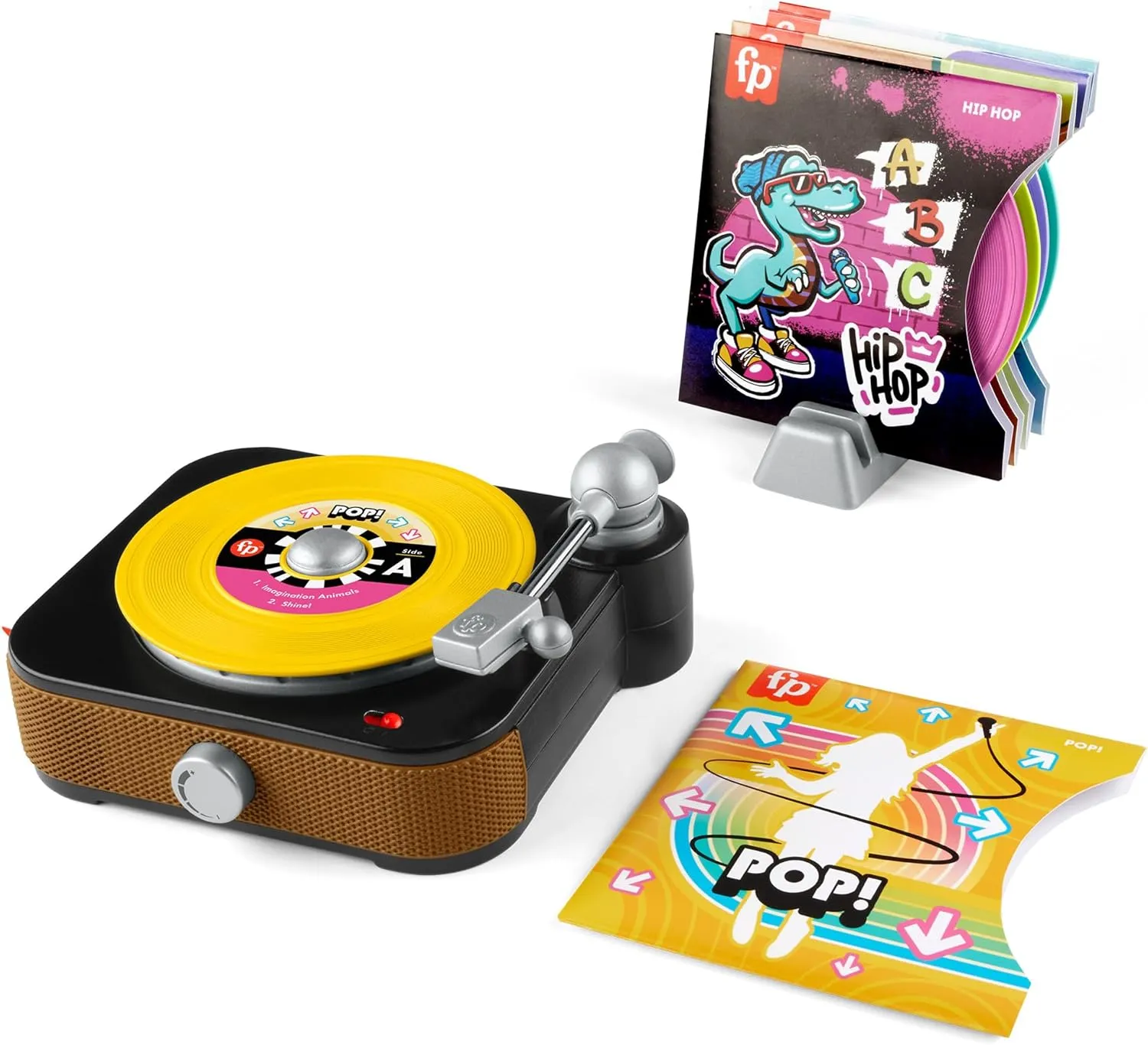 Kids Ages 3  imaginary productivity schedule Year Fisher-Price Musical Toy, Rockin�� Record Player for Preschool Pretend Play for 