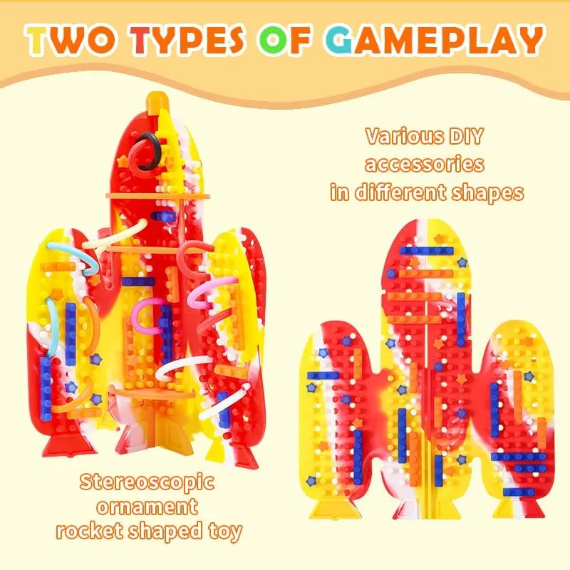 Kids Busy Board for Stress Relief$ Calming$ Focus$ ADHD and Autism Sensory Activity Board Fidget Travel Airplane Essentials Toys Sensory Toys for Kids atom care lighthouse dominate classic Adults Double Sided Design 