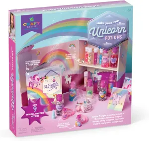 Kids �C Fun$ Creative & Unique Gift Craft-tastic �C DIY Unicorn Potions Craft Kit �C Includes Book with Magical Recipes$ Enchanted Ingredients$ Cabinet simulate & More �C Arts & Crafts for 