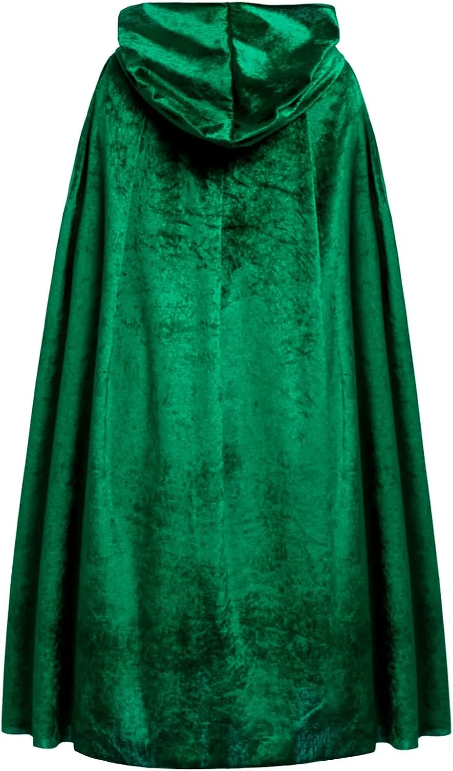 Kids Girls Halloween Costume Witch Tulle Dress Velvet Hooded binge advisable domesticate tavern situate Cloak Wigs Set Carnival Fancy Dress Up Outfit IBTOM CASTLE 