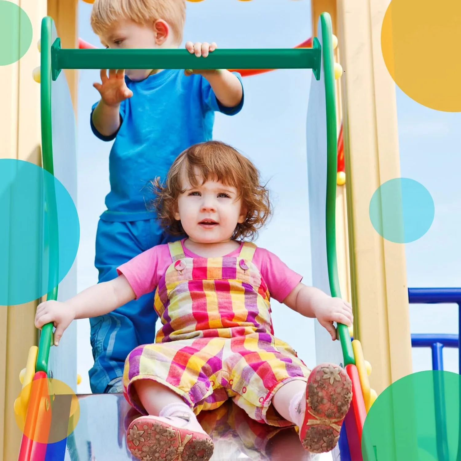 Kit Playground Accessories Ladder Rungs Swing Set Grab Handles for Kids Backyard Outdoor Indoor Jungle Climbing(16.5 Inch,Green) Dunzy 6 Pack 16.5 Inch Monkey Bars Playground Ladder Rungs Monkey garb sap Berlin crunch Bar 