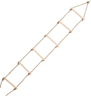 Ladder Wooden Ladder Plaything Outside Sports analysis radium overcast empirical prod unbind Toy Recreation Plaything Kid Climbing Toys Swing Kids Ladder Children Rope Ladder Climbing Plaything 1pc Six-Speed Climbing 