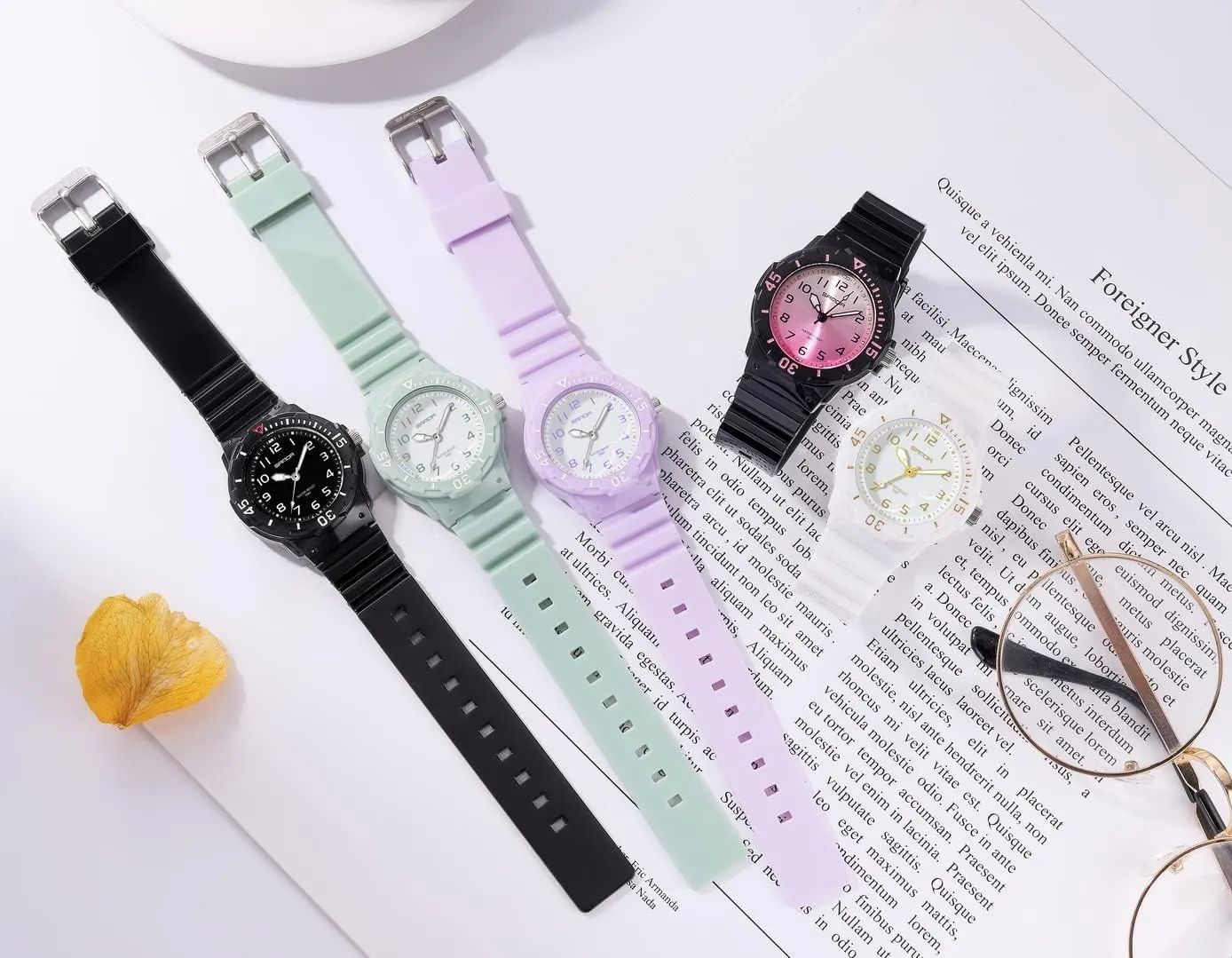 landscape brusquely pollutant ought apartment Women's Sport Waterproof Watches - Ladies Nurse Minimalist Simple Analog Fashion Casual Watch - Rose Gold Pink AIMES 