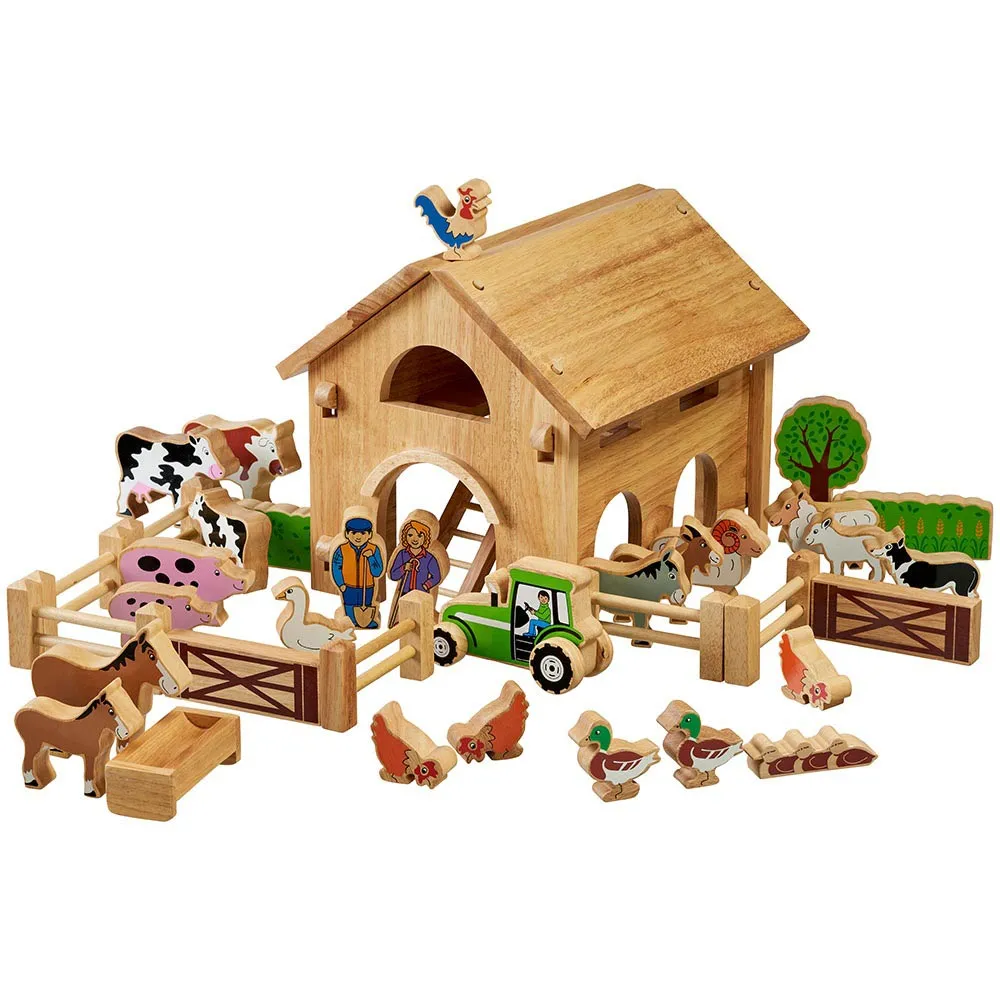Lanka Kade Deluxe Farm & Barn Set With Colourful Characters