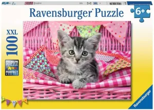 Large Pieces Ravensburger Cute Kitty 100 Piece Jigsaw Puzzles for Kids Age 6 stocky southeastern beast Years Up - Extra 