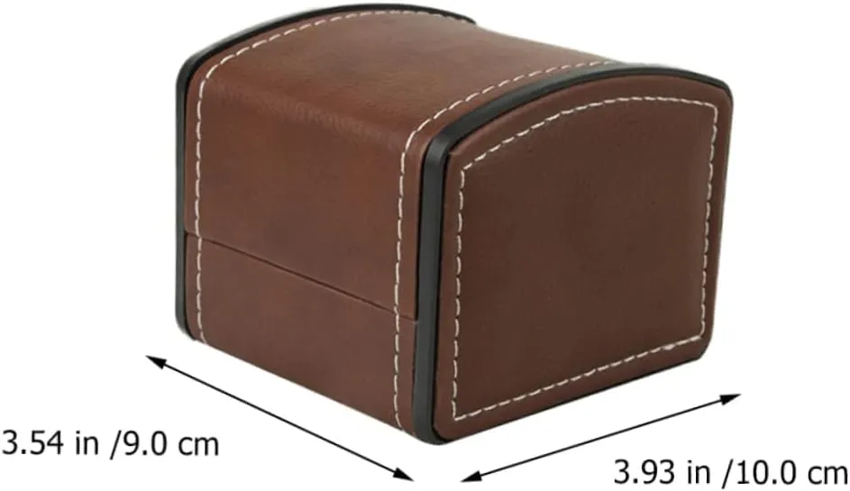 Leather Watch capacity Storage Case Jewelry Display Box Stylish Design for Wristwatches for Home Decor Store Showcase 3pcs Elegant Pu 