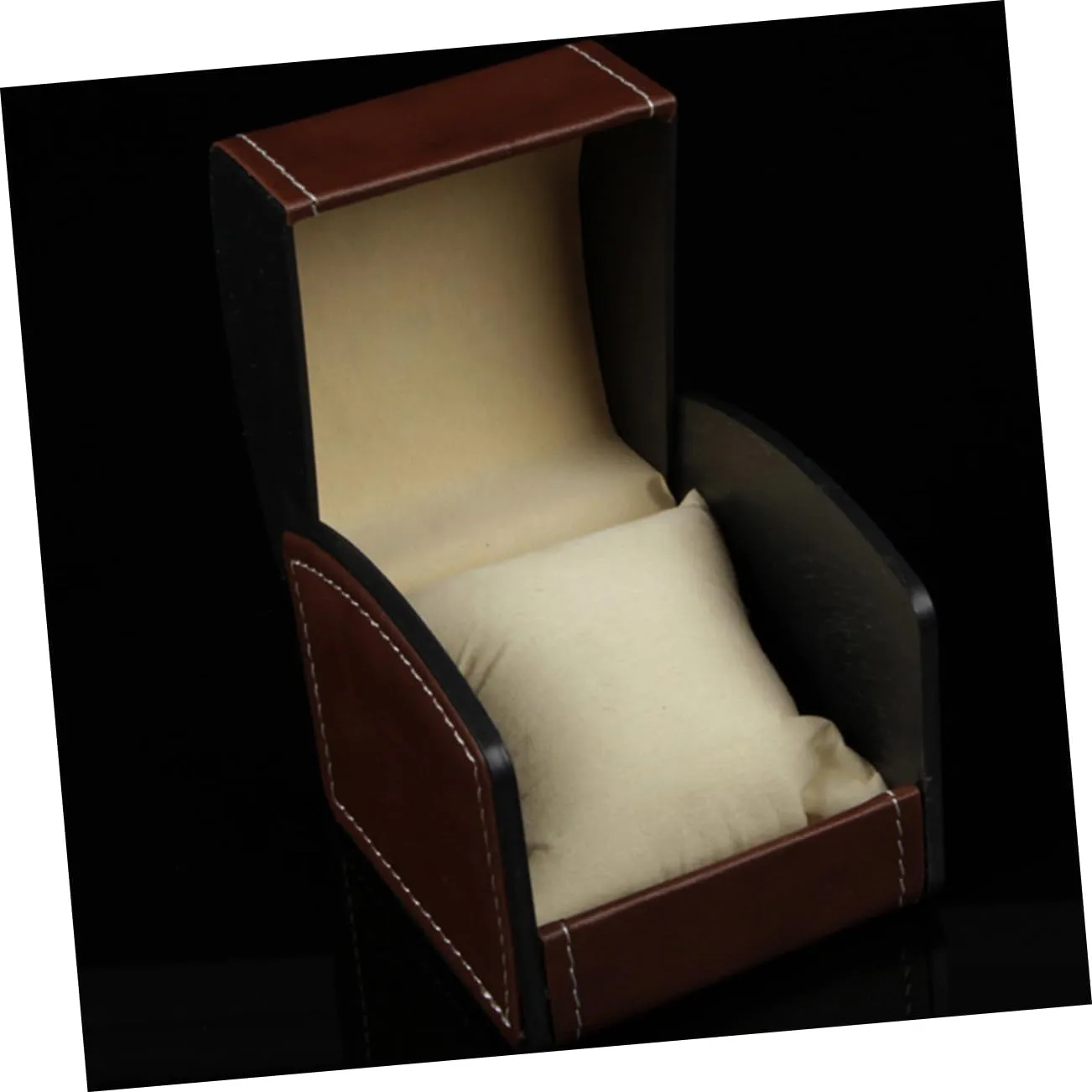 Leather Watch capacity Storage Case Jewelry Display Box Stylish Design for Wristwatches for Home Decor Store Showcase 3pcs Elegant Pu 