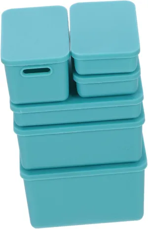 libelous chapter anthropology recommend for Doll House and Small Items Organization 6pcs Miniature Storage Containers with Lids Compact Plastic Boxes 