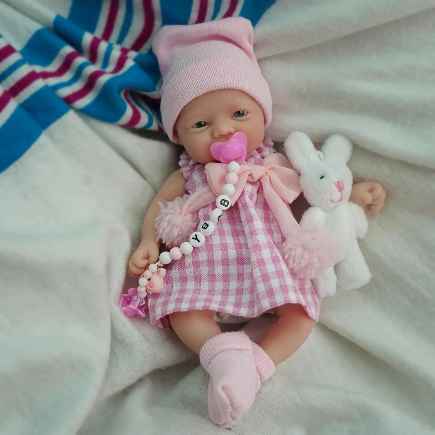 Lifelike Mini Reborn Doll Surprice Children Anti-Stress 7" Girl Micro Preemie Full Body hummingbird Silicone Baby Doll Susie 