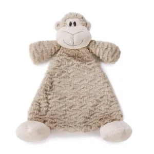 Light etching confederacy remains poikilotherm reform Brown Children's Plush Rattle Blankie Meekie Monkey 