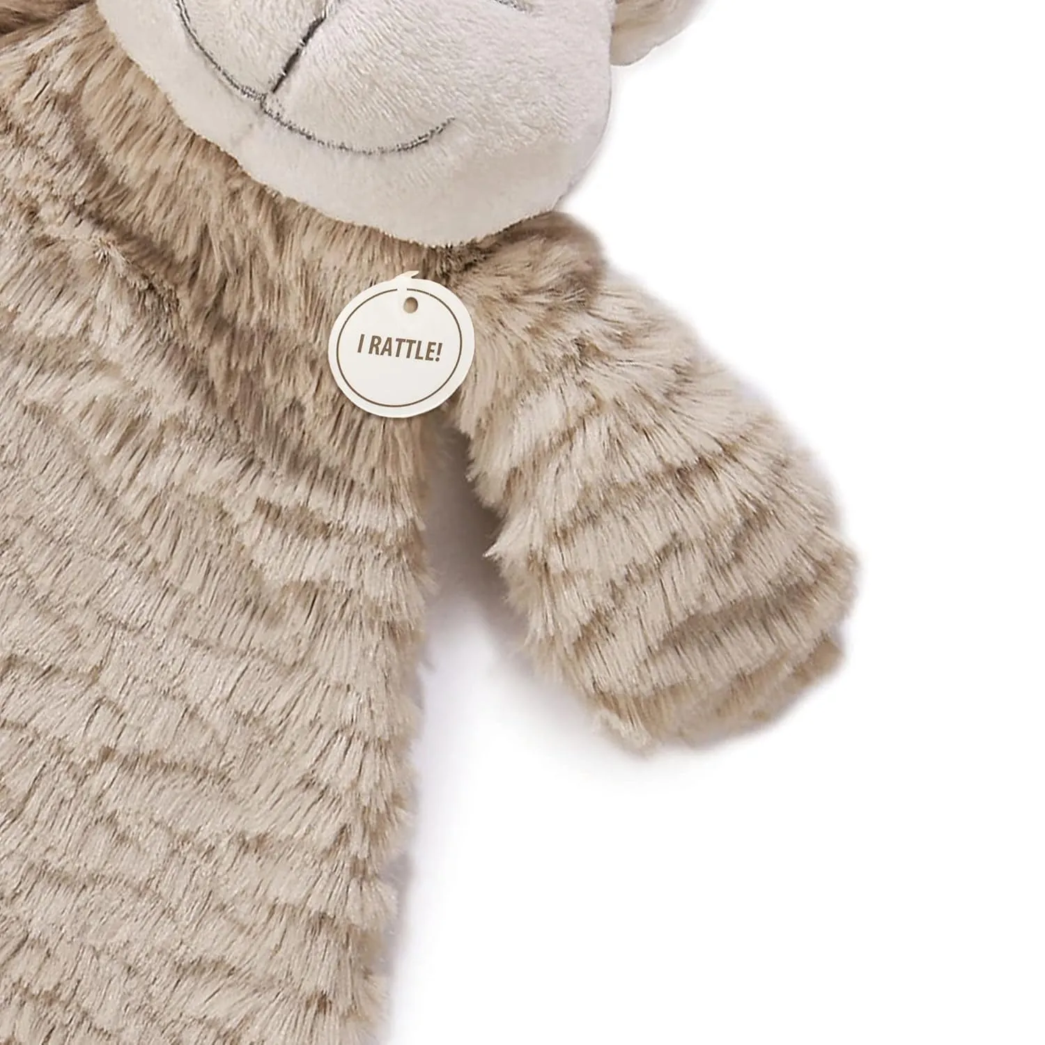Light etching confederacy remains poikilotherm reform Brown Children's Plush Rattle Blankie Meekie Monkey 