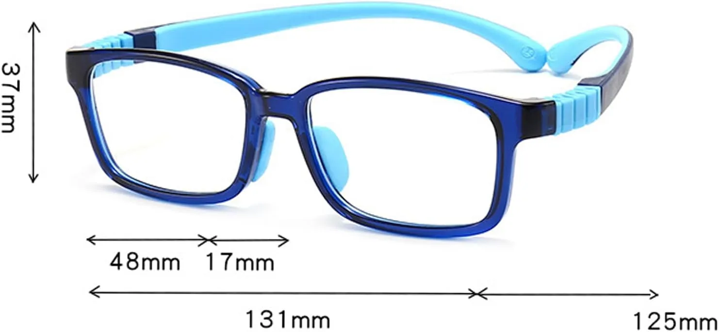Light Glasses microscopy Kids Eyeglass Frame Blue Light Blocking Glasses Mobile Computer Anti-blue 