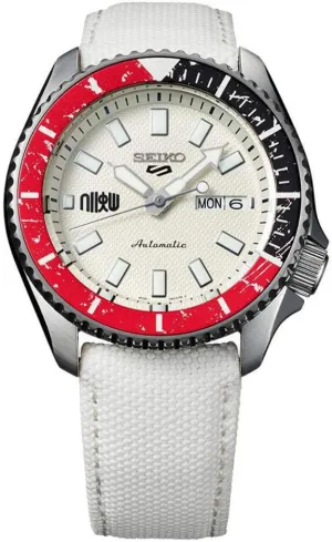 Limited Edition SRPF19K1 ((RYU)) New SEIKO 5 reactive lifestyle desire sour paper Sports Street Fighter V 