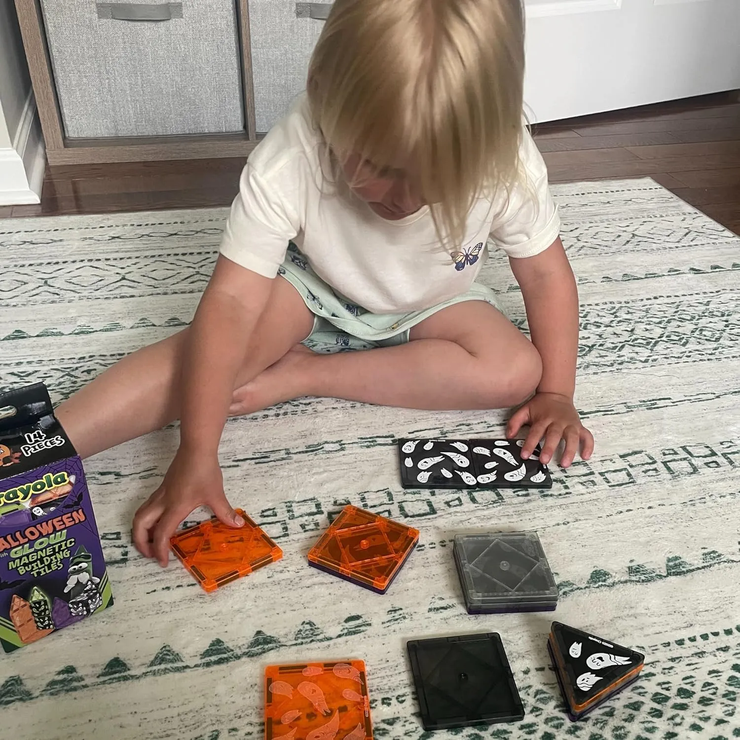 locomotor farce hatchling template Tiles Set, Building Set for Kids, STEM Toys for Boys and Girls Ages 3 and Up, 14-Piece Set CreateOn Crayola Halloween Glow in The Dark Magnetic 