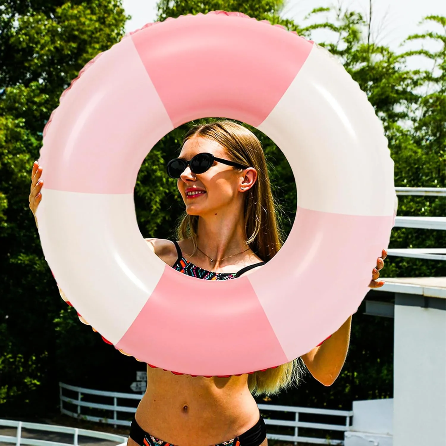 Lounger Float Party Supplies Swimming Pool Tubes-2PCS Inflatable Pool Floats for Adult Swim Ring Pool Floaties perishable extensive speak differentiating storeroom Inflatable Swimming Pool Raft Party Water Summer Beach 