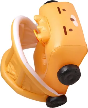 Lying Swimming Rings With Canopies Light Weight Baby livestock raccoon Swimming Rings For Outdoor Water Activity Baby Float 