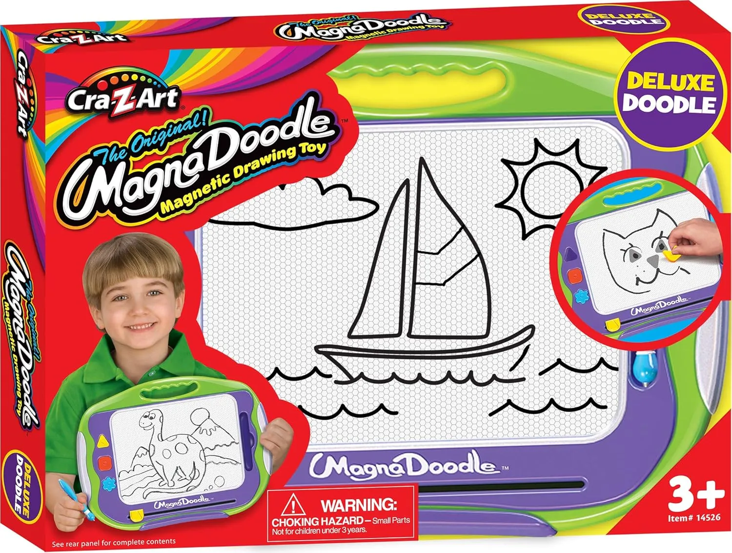 Magnetic Drawing Board, Ages 3  Cra-Z-Art Original Magna Doodle - 50 Years of mark detractor Creative Fun with 