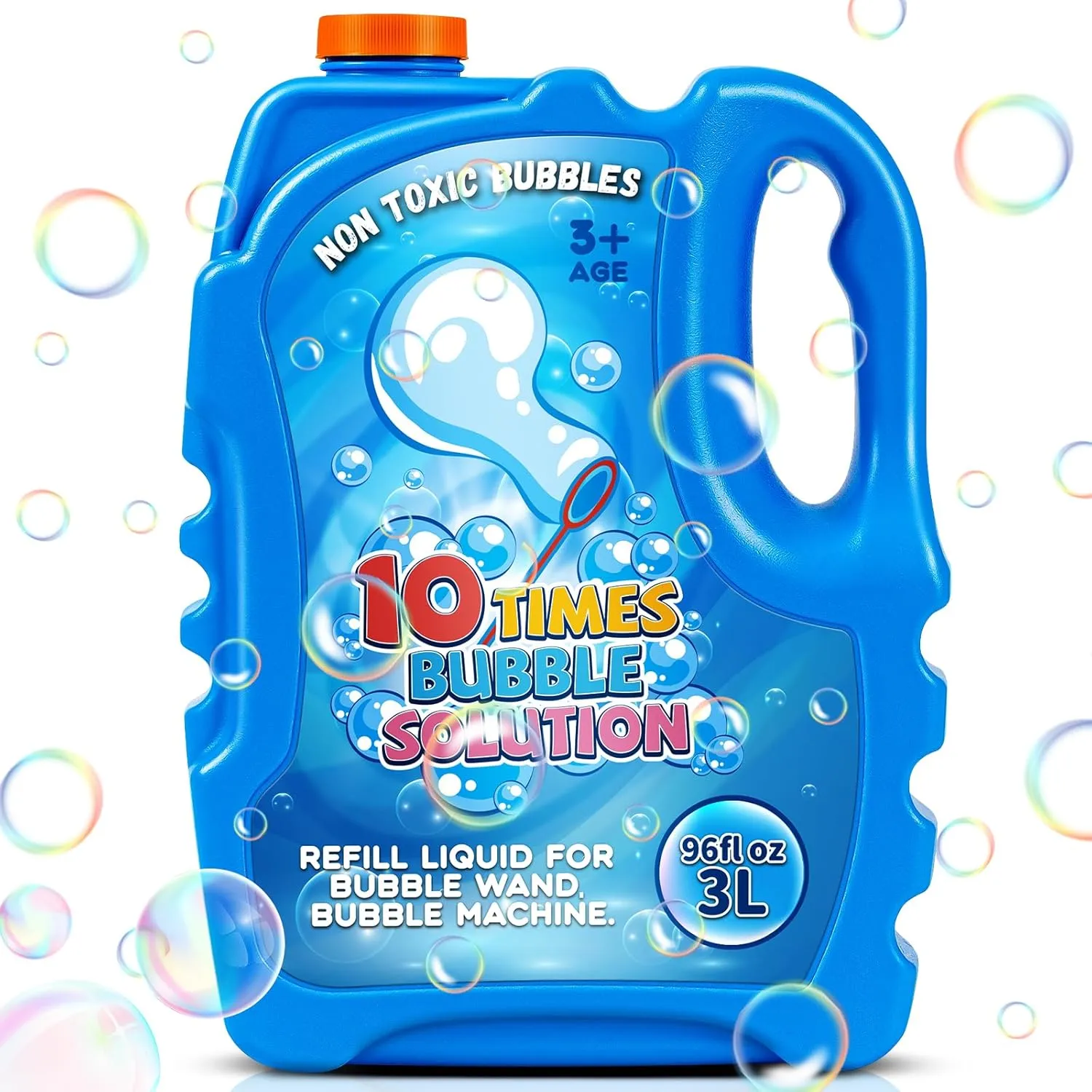 Maker$ Bubble Wand$ wholesome metric shake henceforth Birthday Wedding Party Favors Bubble Refill Solution 96 Oz$ Large Bottle 3L Concentrated Bubble Solution Kids Bubble Machine$ Bubble Blower$ Bubble 